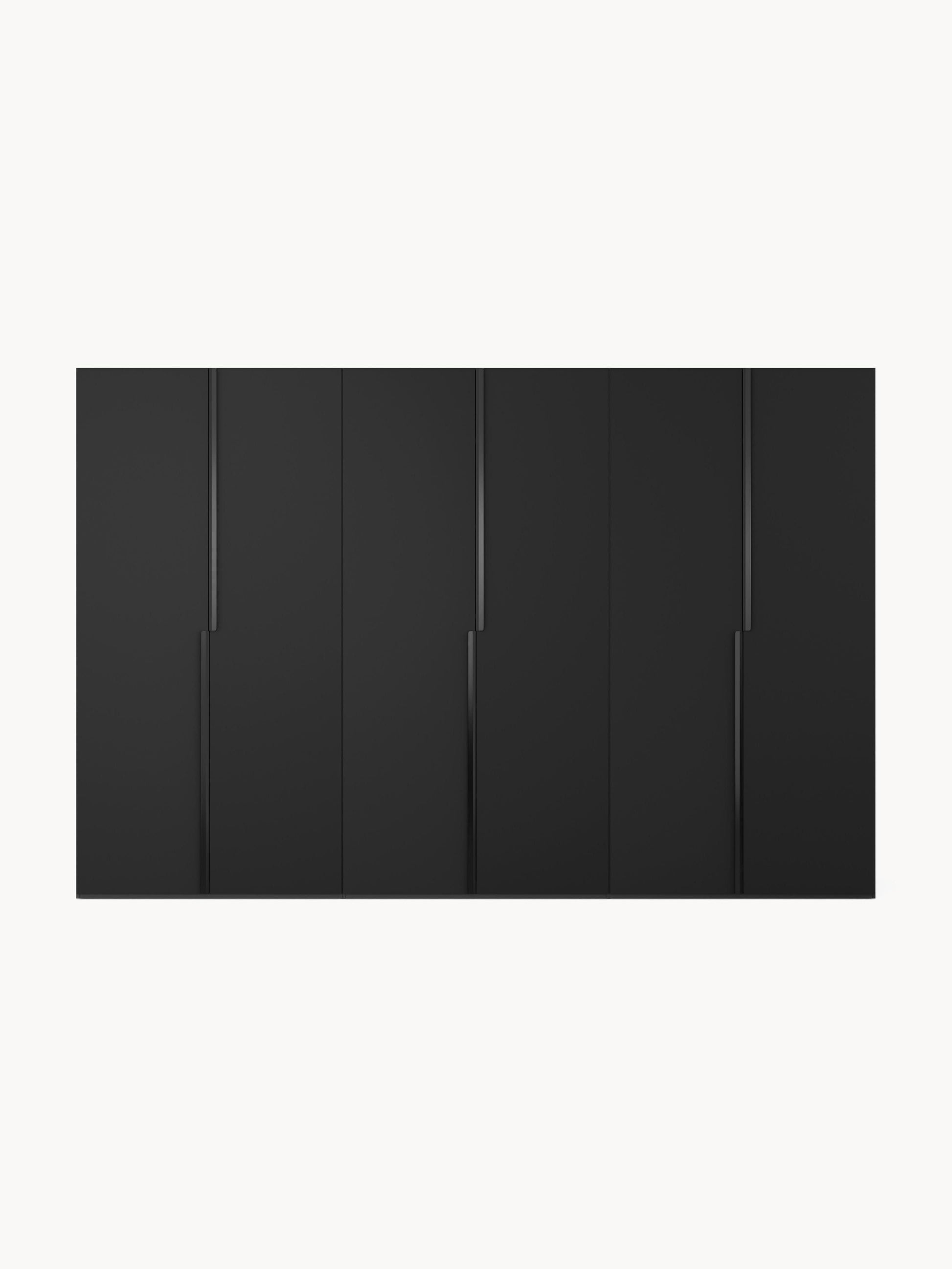 Leona Modular Hinged-Door Wardrobe, 300 cm Wide, in Various Sizes