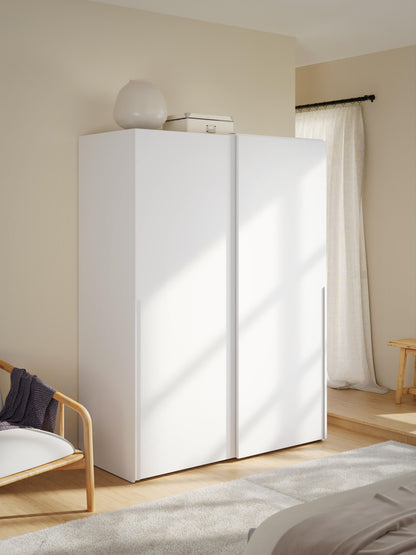 Leona Modular Sliding-Door Wardrobe, 150 cm Wide, in Various Sizes