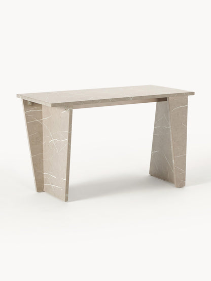 Liano Desk in Travertine Look