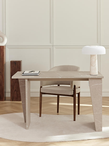 Liano Desk in Travertine Look