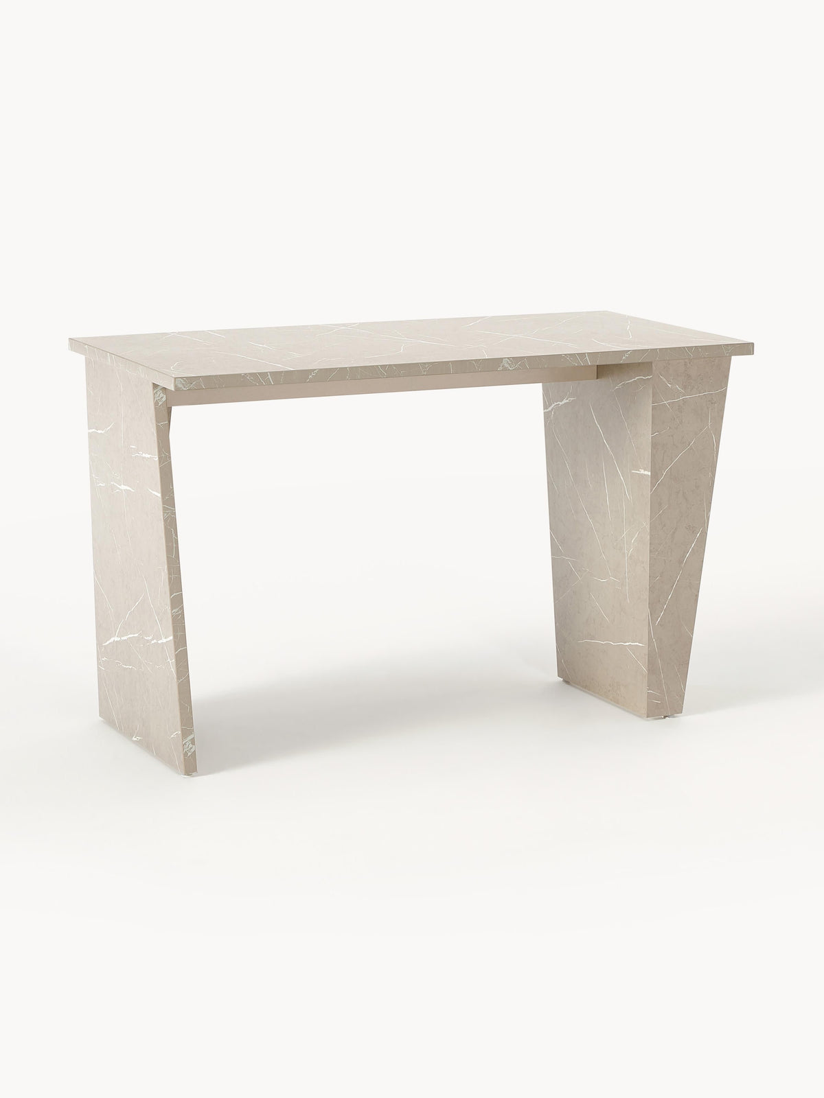 Liano Desk in Travertine Look