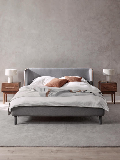 Lumara Upholstered Bed with Headboard