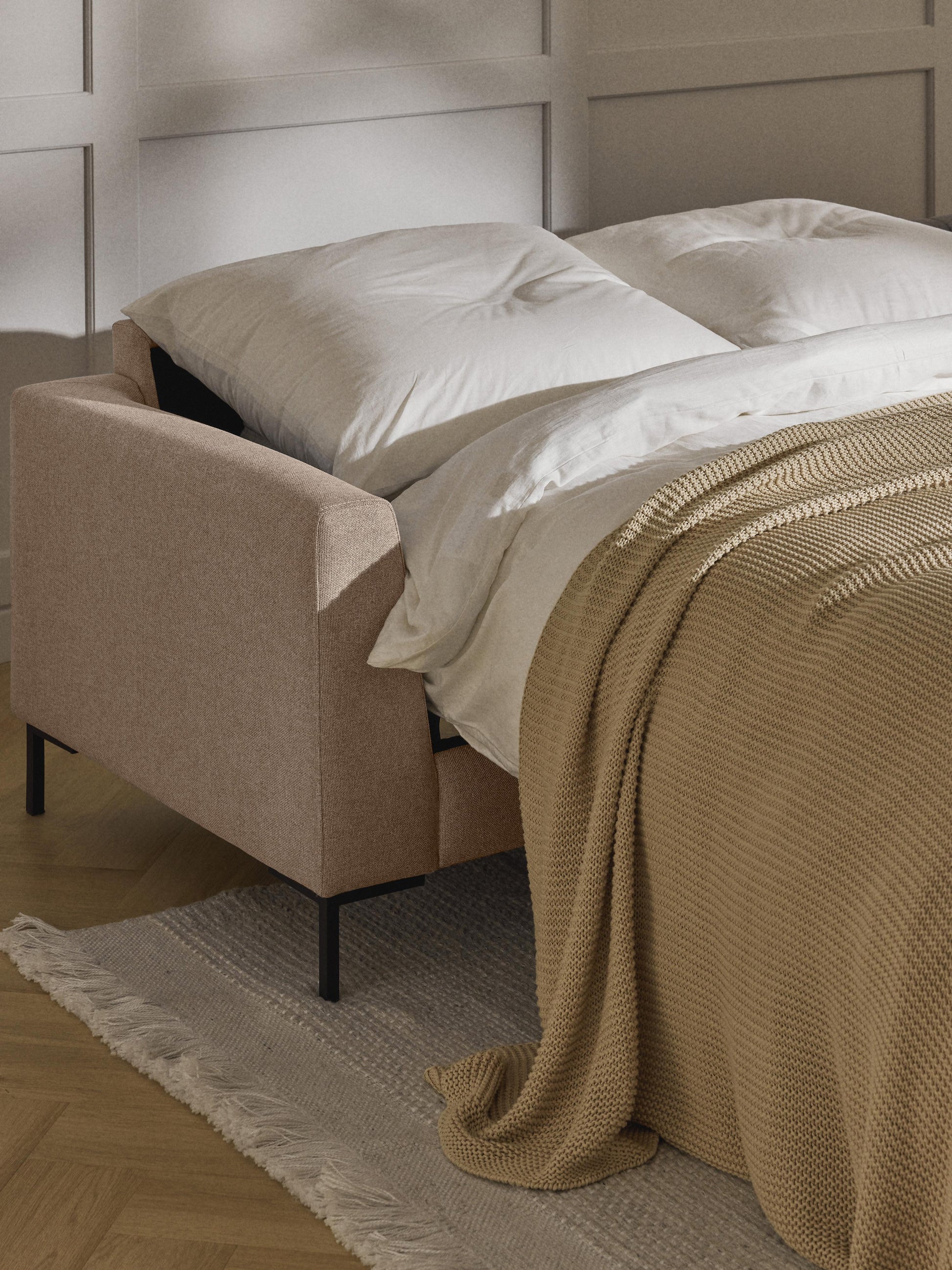 Lunia Sofa Bed with Mattress, 3-Seater