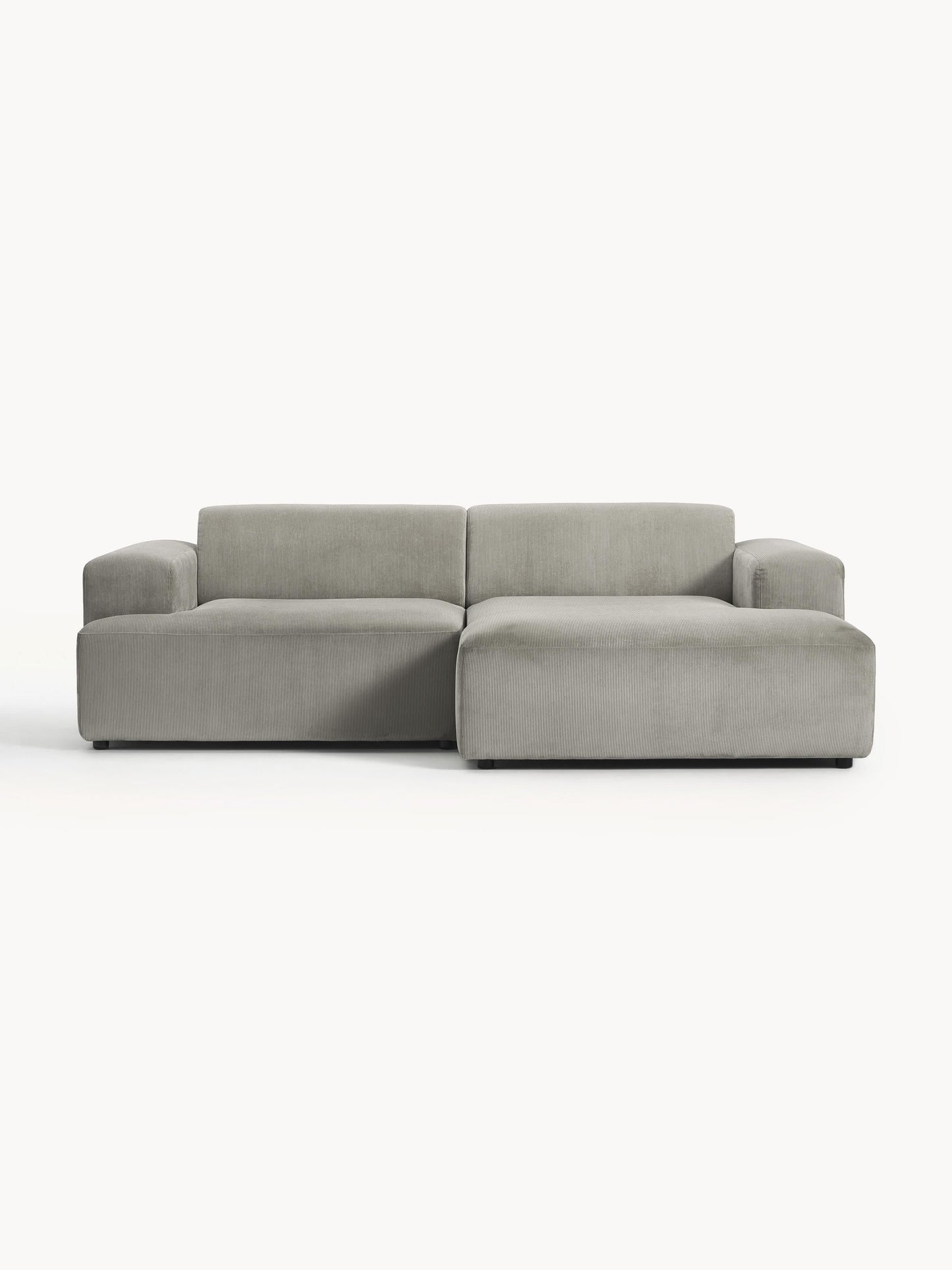 Melvie Corduroy Corner Sofa (3-Seater)