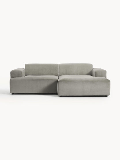 Melvie Corduroy Corner Sofa (3-Seater)