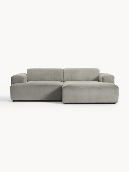 Melvie Corduroy Corner Sofa (3-Seater)