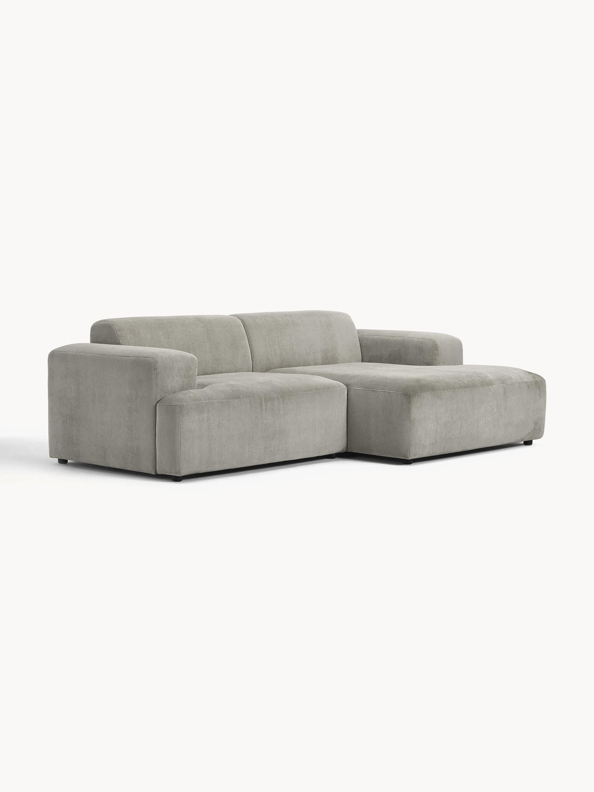 Melvie Corduroy Corner Sofa (3-Seater)
