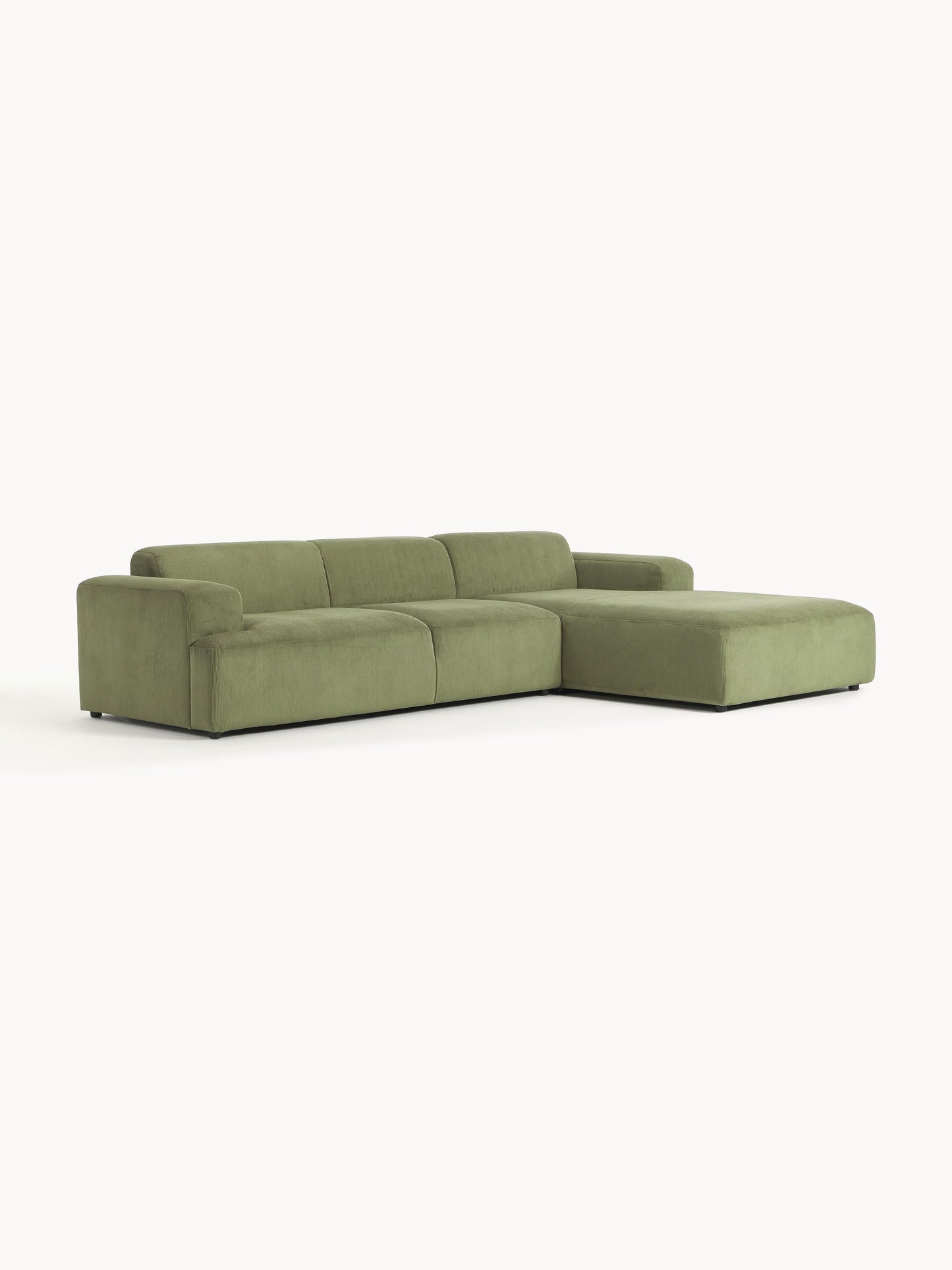 Melvie Corduroy Corner Sofa (4-Seater)
