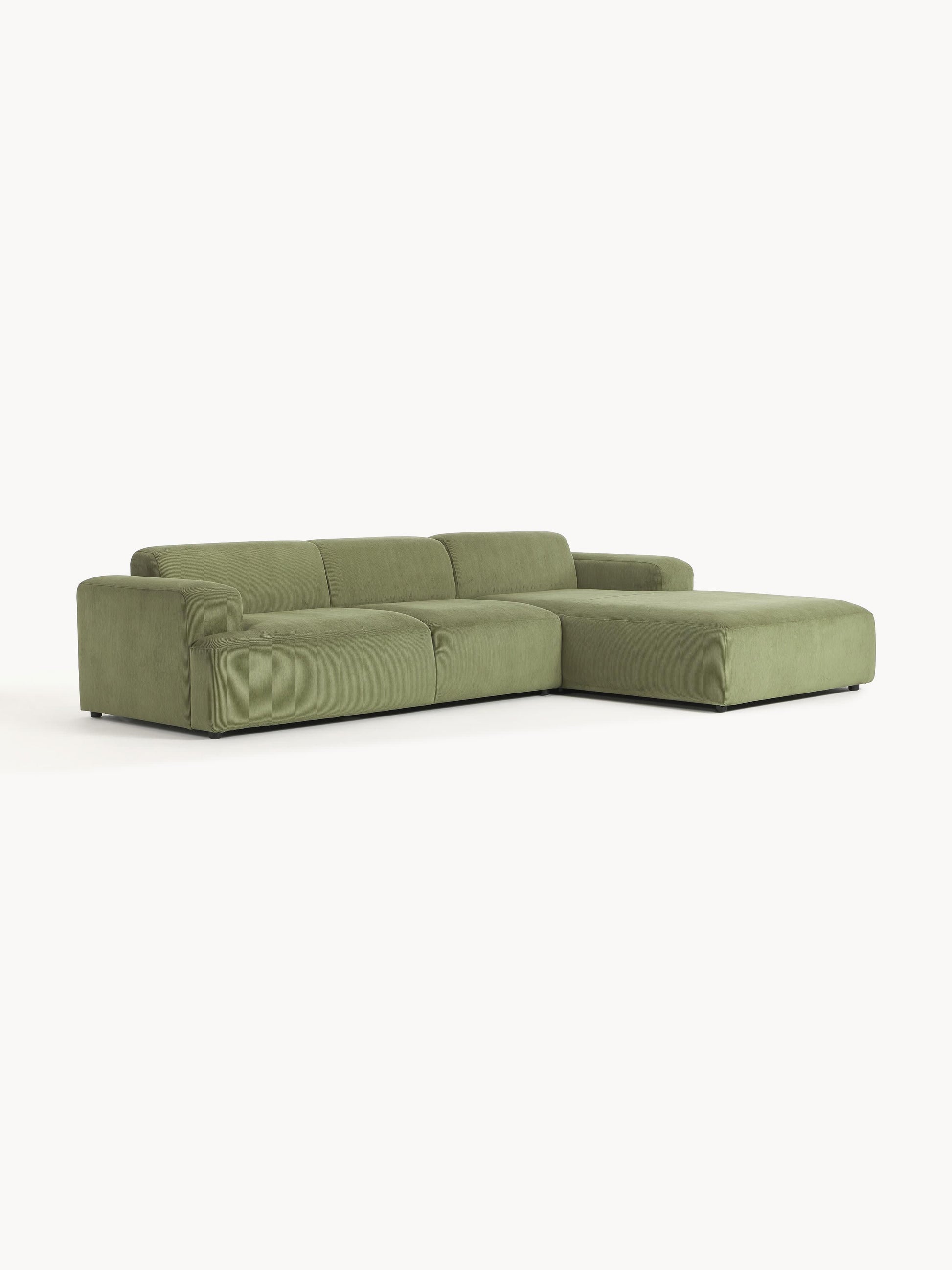 Melvie Corduroy Corner Sofa (4-Seater)