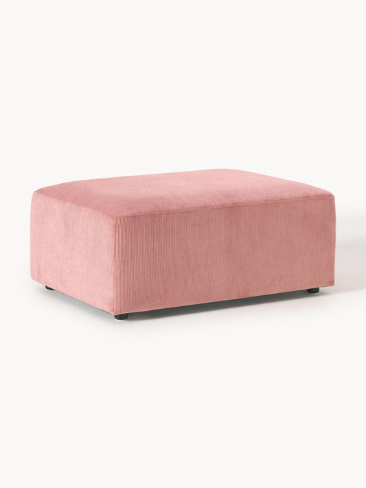 Melvie Corduroy Stool, W 99 x D 72 cm