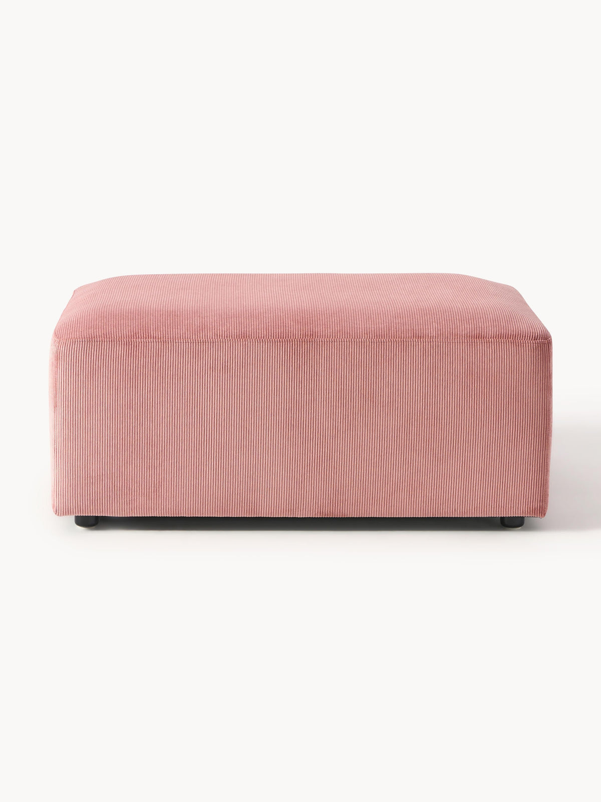 Melvie Corduroy Stool, W 99 x D 72 cm