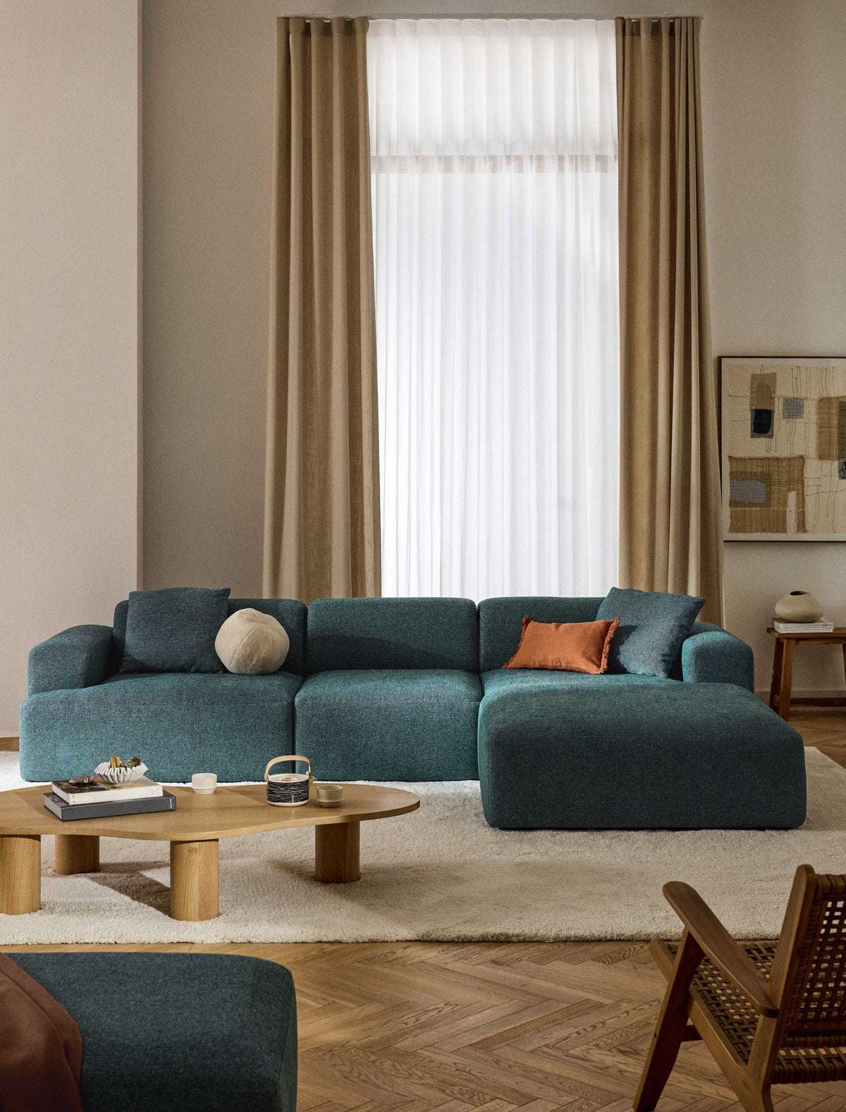 Melvie Corner Sofa (4-Seater)