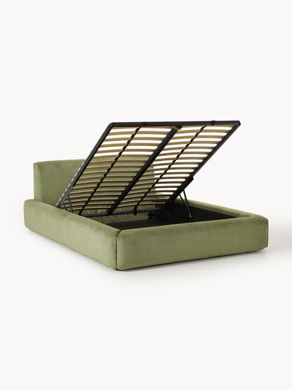 Melvie Upholstered Bed with Storage