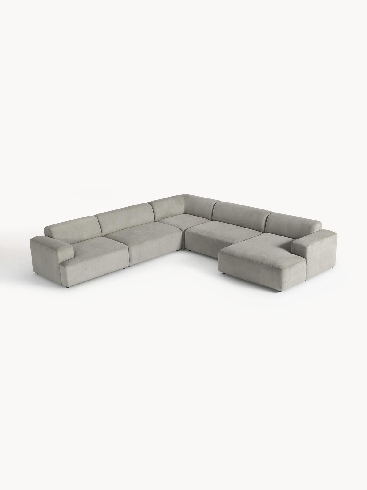 Melvie XL Corduroy Corner Sofa