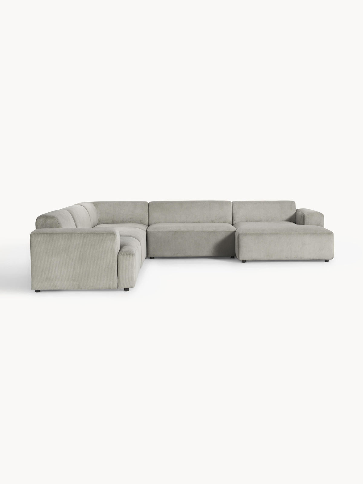 Melvie XL Corduroy Corner Sofa