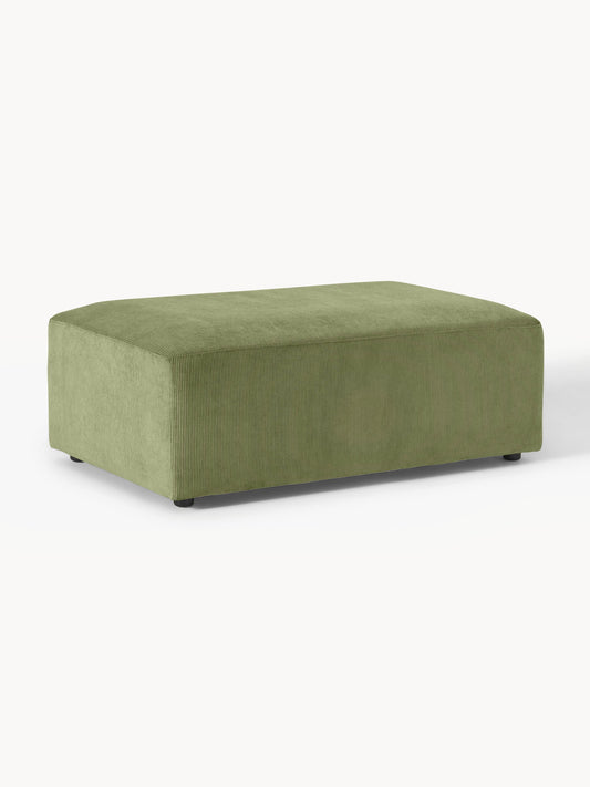 Melvie XL Ottoman in Corduroy, W 116 x D 72 cm