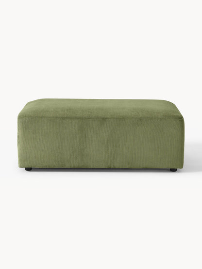 Melvie XL Ottoman in Corduroy, W 116 x D 72 cm