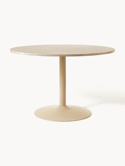 Milena Oval Marble Dining Table, 120 x 90 cm