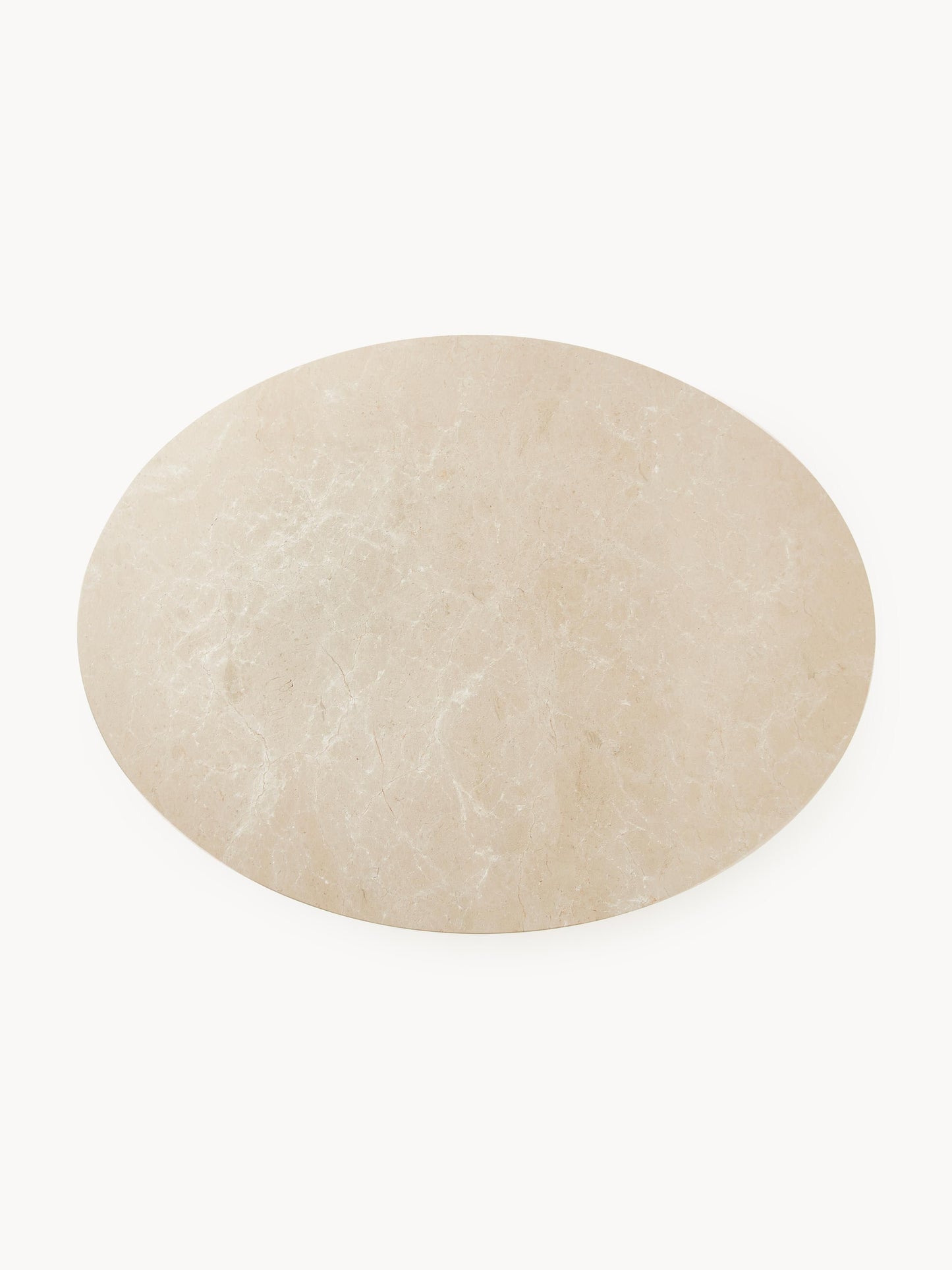 Milena Oval Marble Dining Table, 120 x 90 cm