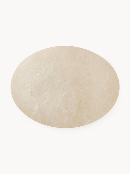 Milena Oval Marble Dining Table, 120 x 90 cm