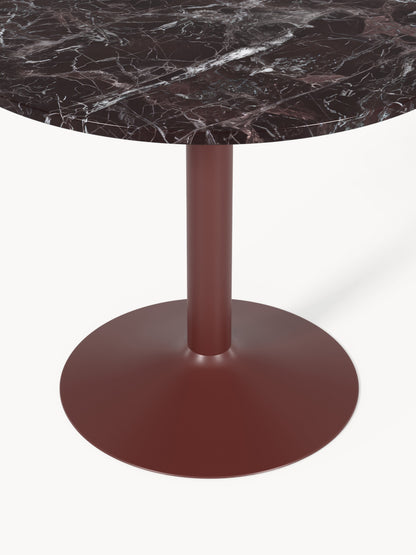 Milena Round Marble Dining Table, Ø 90 cm