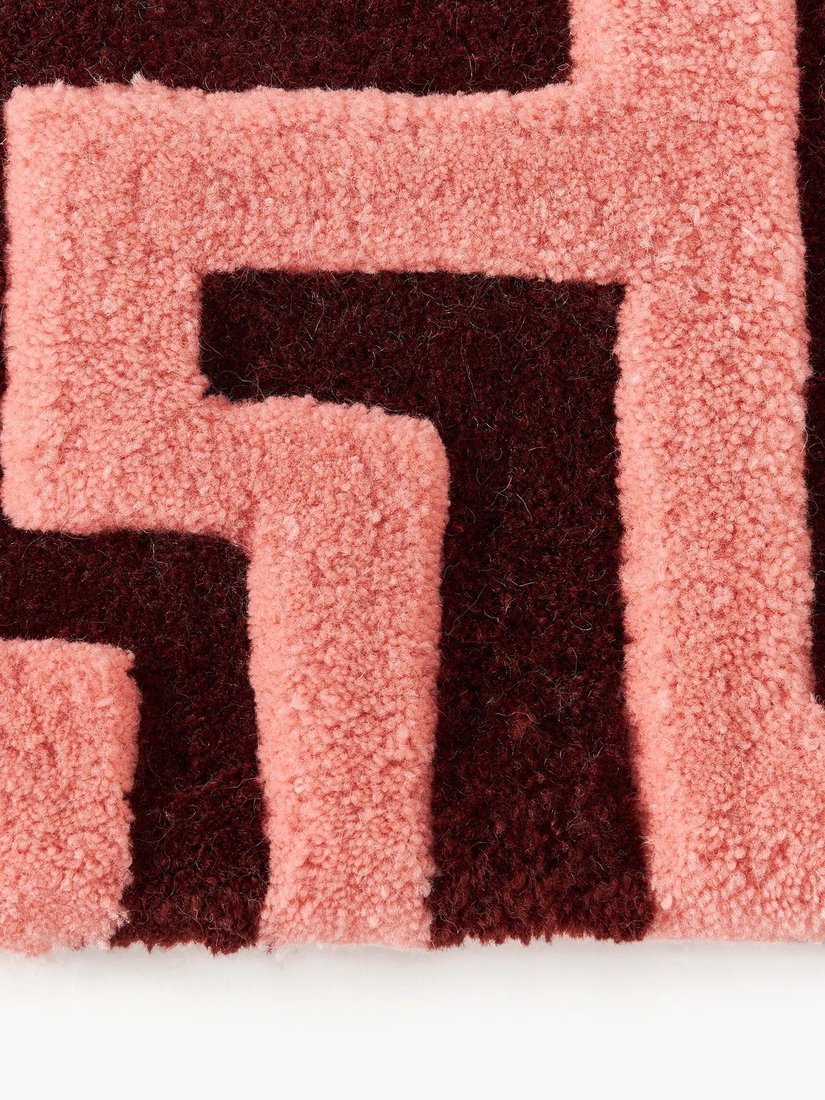 Montel Hand-Tufted Wool Rug with Raised High-Low Texture