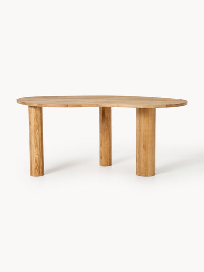 Naruko Dining Table in Oak with Organic Shape, in Various Sizes
