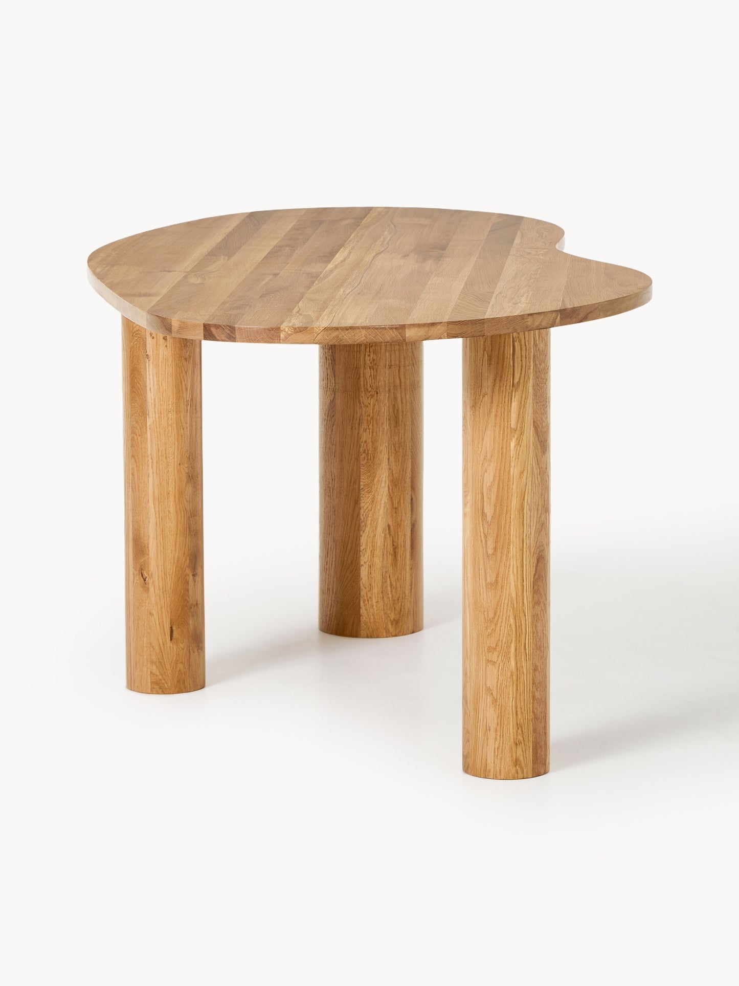 Naruko Dining Table in Oak with Organic Shape, in Various Sizes