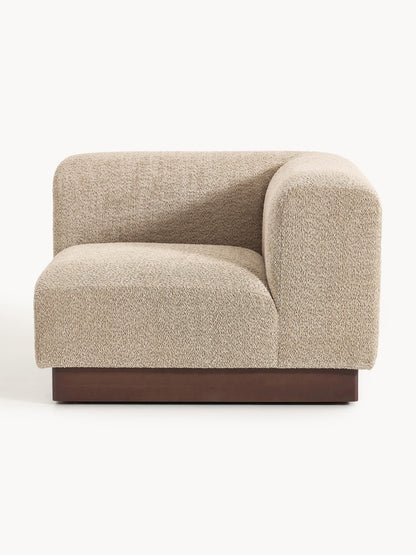 Natalia Corner Module in Teddy Bouclé
