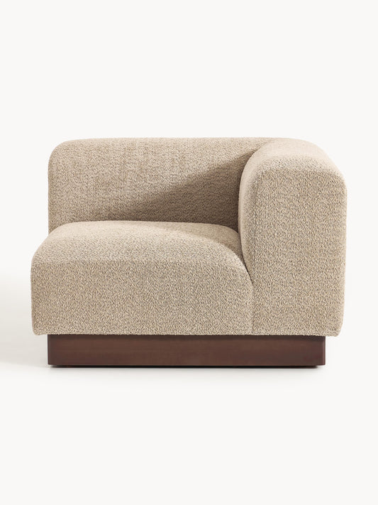 Natalia Corner Module in Teddy Bouclé