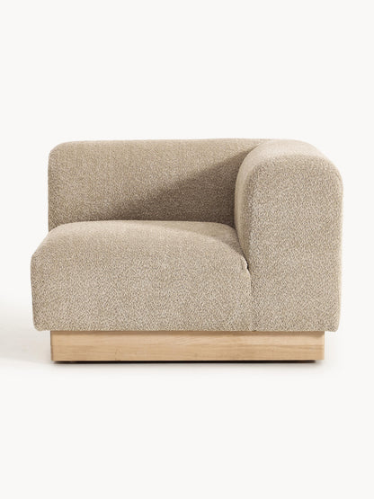 Natalia Corner Module in Teddy Bouclé
