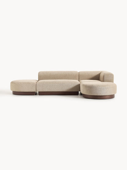 Natalia Modular Corner Sofa in Teddy Bouclé