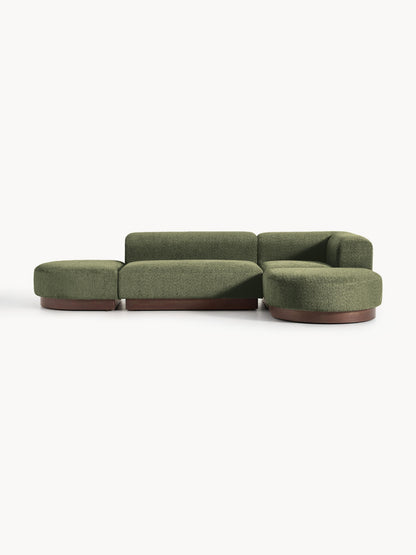 Natalia Modular Corner Sofa in Teddy Bouclé