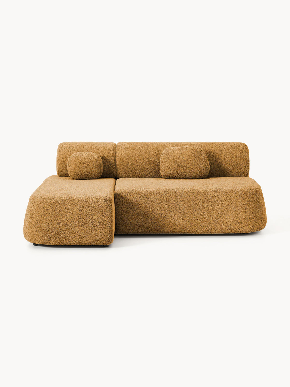 Pavo Sofa Bed in Teddy Bouclé with Storage