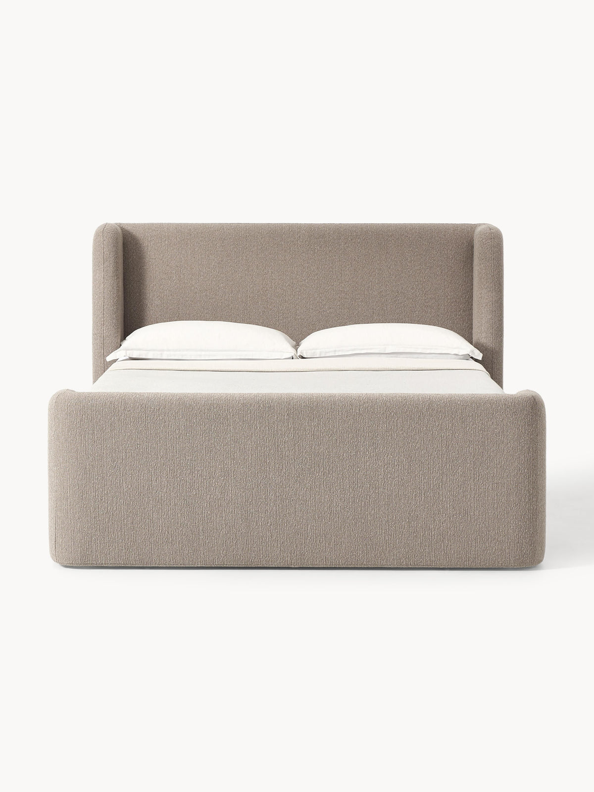 Perlia Bouclé Box Spring Bed