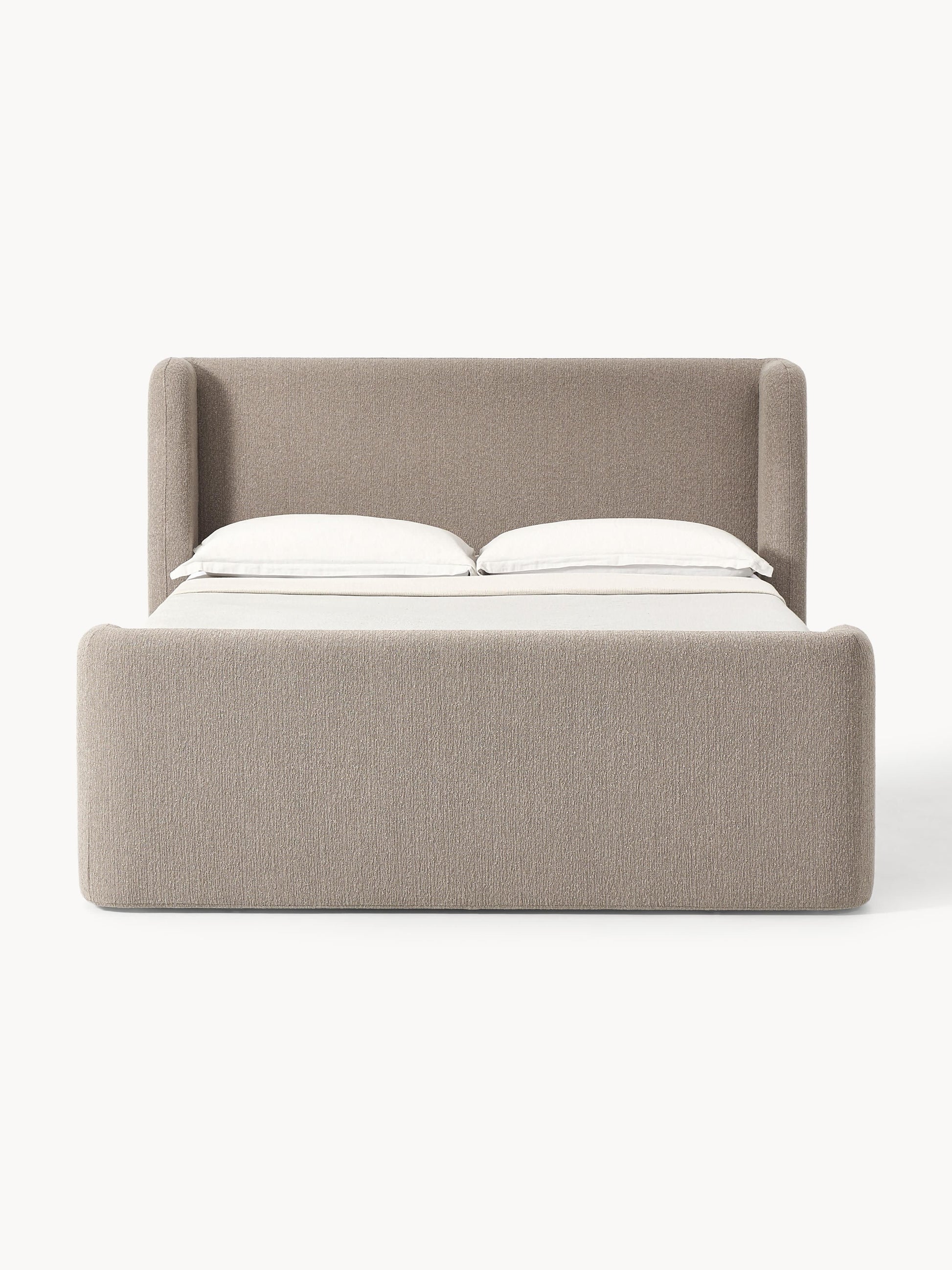 Perlia Bouclé Box Spring Bed
