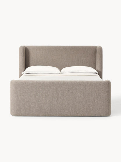 Perlia Bouclé Box Spring Bed