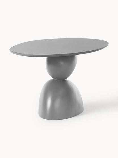 Sahrina Oval Dining Table with Organic Design, 180 x 90 cm