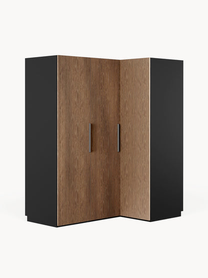 Simona Modular Corner Wardrobe, 165 cm Wide, in Various Sizes