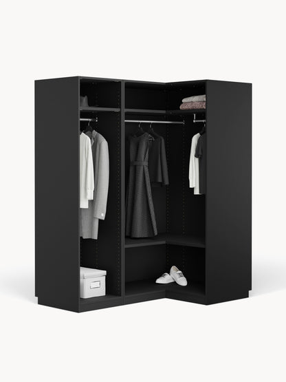 Simona Modular Corner Wardrobe, 165 cm Wide, in Various Sizes