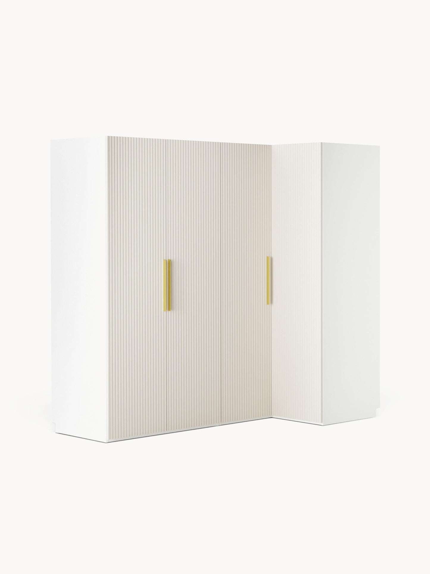Simona Modular Corner Wardrobe, 215 cm Wide, in Various Sizes
