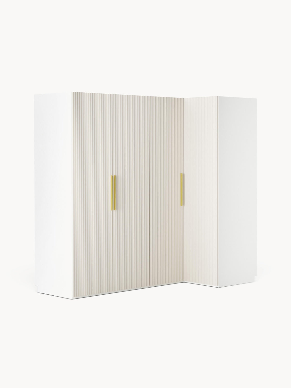 Simona Modular Corner Wardrobe, 215 cm Wide, in Various Sizes