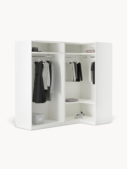 Simona Modular Corner Wardrobe, 215 cm Wide, in Various Sizes