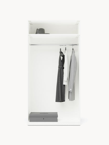 Simona Modular Hinged-Door Wardrobe, 100 cm Wide, in Various Sizes