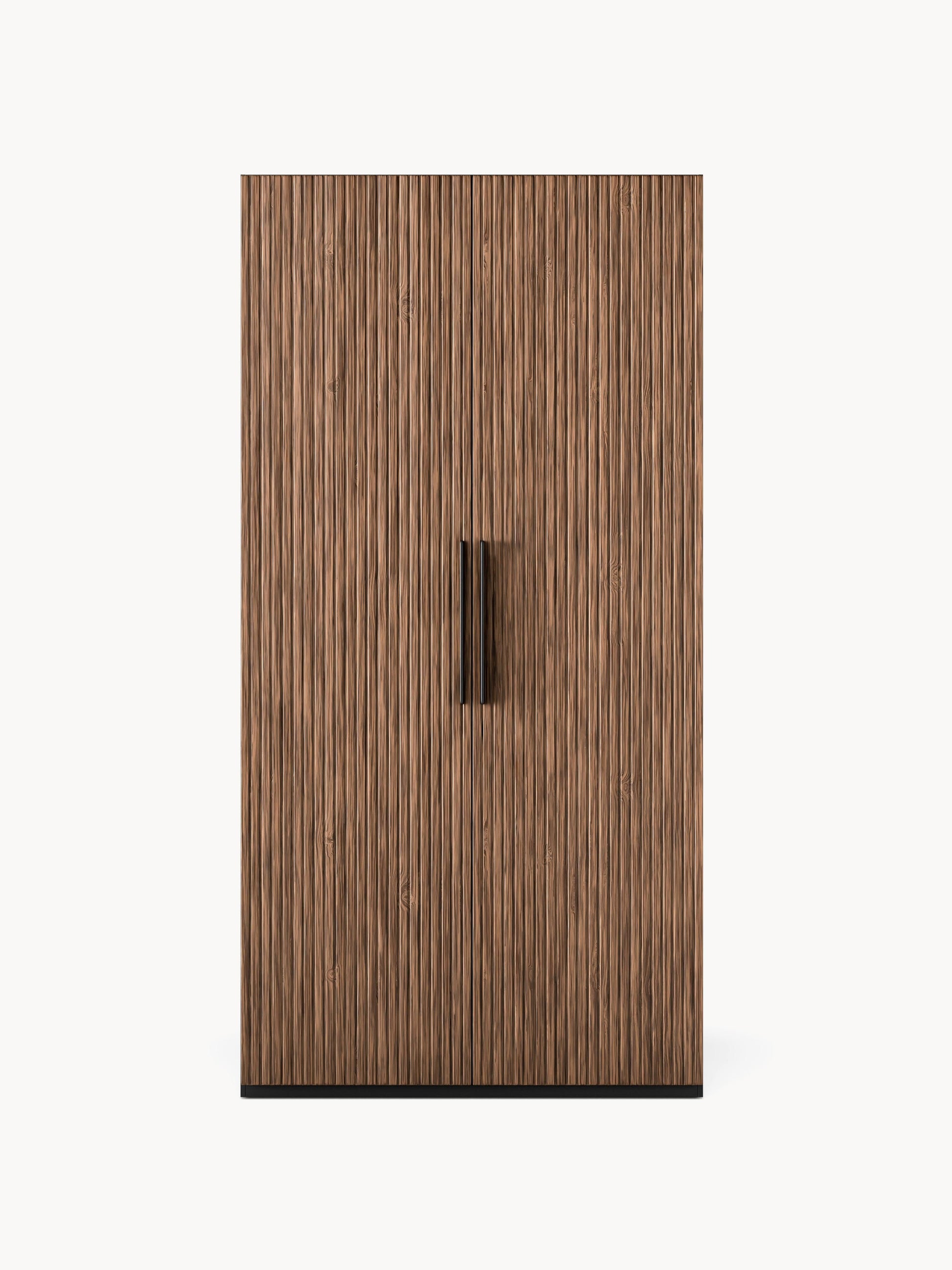 Simona Modular Hinged-Door Wardrobe, 100 cm Wide, in Various Sizes