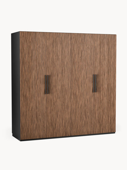 Simona Modular Hinged-Door Wardrobe, 200 cm Wide, in Various Sizes
