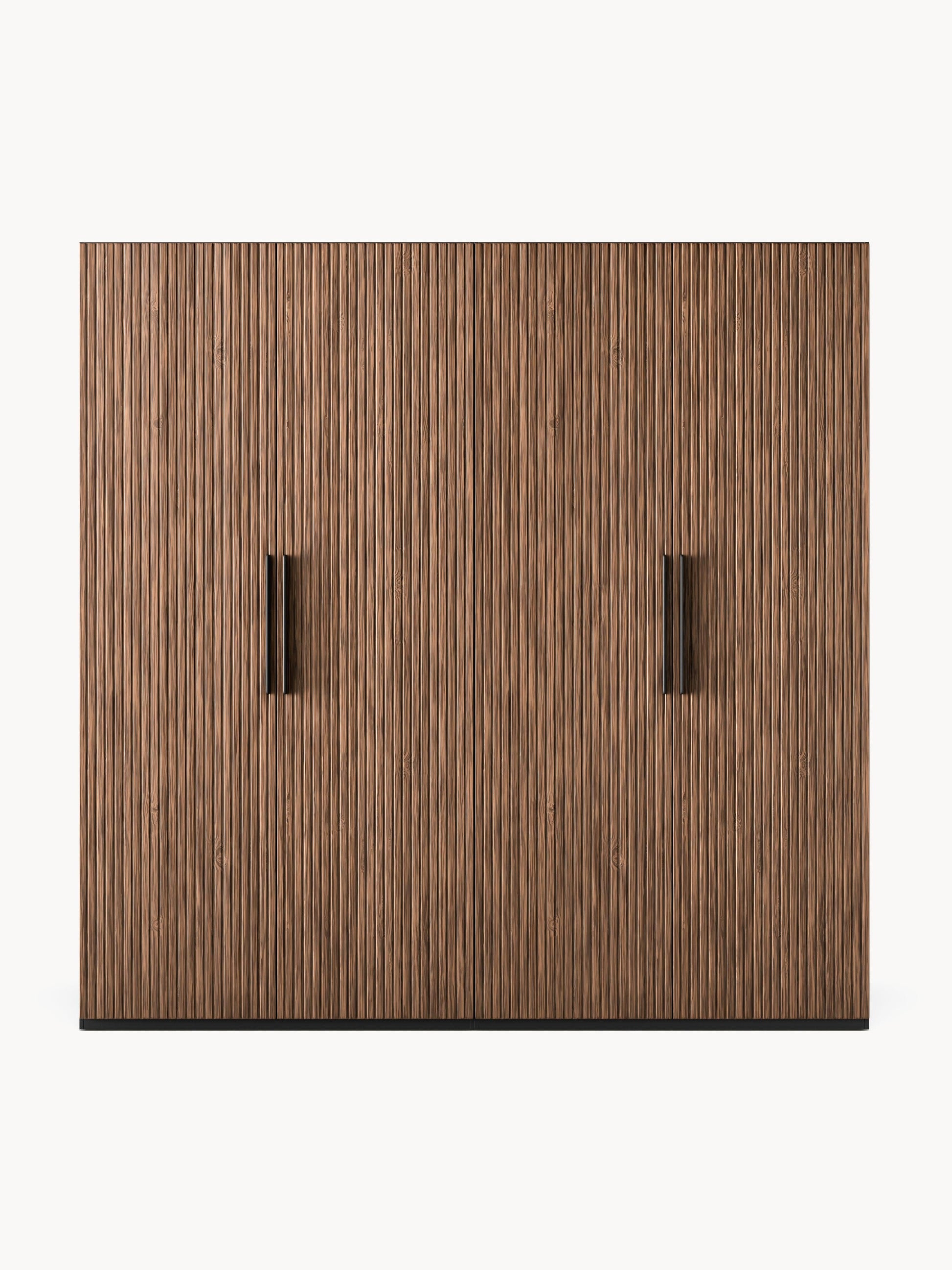 Simona Modular Hinged-Door Wardrobe, 200 cm Wide, in Various Sizes