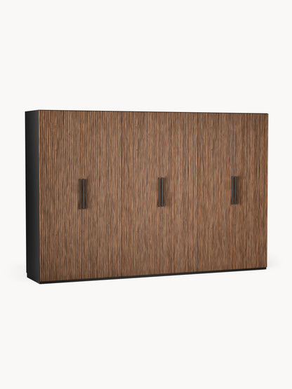 Simona Modular Hinged-Door Wardrobe, 300 cm Wide, in Various Sizes