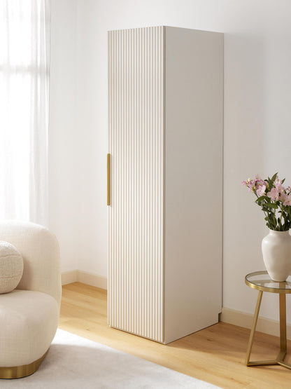 Simona Modular Hinged-Door Wardrobe, 50 cm Wide, in Various Sizes