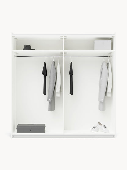 Simona Modular Sliding-Door Wardrobe, 200 cm Wide, in Various Sizes